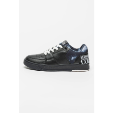  Versace Jeans Couture Starlight bőr tornacipő 73YA3SJ6 45 EU Fekete | Kék