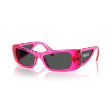 Versace VE4481 543487 FUCHSIA FLUO TRANSPARENT DARK GREY napszemüveg napszemüveg