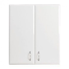 Vertex Bianca 60-as Faliszekrény 2 ajtóval, magasfényű fehér színben fürdőszoba bútor