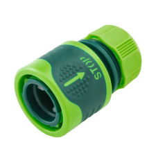 Verto 15G731 Tömlő gyorscsatlakozó vizstoppos kétkomponensű 1/2"-5/8" (Verto15G731) öntözéstechnikai alkatrész