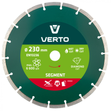 Verto 61H2S9 Gyémánt Vágókorong 230Mm Szegmentált csempevágó