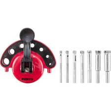 Verto Gyémántfúrók Vezetővel, 4-12 mm-es 8 db-os Készlet (60H840) szerszám kiegészítő