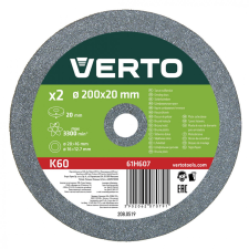 Verto köszörűkorong 200mm (2db/csomag) csiszolókorong és vágókorong