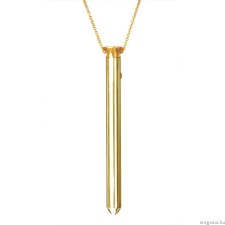  Vesper - luxus vibrátor nyaklánc (arany) vibrátorok