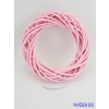 Vessző koszorú alap 25 cm - Rózsaszín