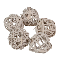  Vesszőlabda 3cm falfestékes szürke 20db-os dekorációs kellék