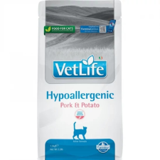  Vet Life Natural Diet Cat Hypoallergenic Pork &amp; Potato 1,5kg macskaeledel