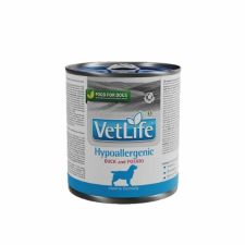 VET LIFE Natural Diet Dog konzerv Hypoallergenic Duck&Potato 300g kutyaeledel