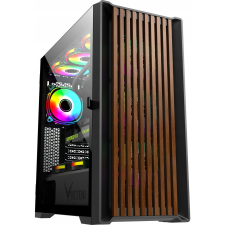 VETENI Woody VT-WOODY-01BK Czarna (VT-WOODY-01BK) számítógép ház