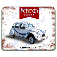  Veterán autós egérpad - Citroen CV2 fehér asztali számítógép kellék