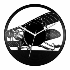  Veterán repülőgép bakelit óra falióra