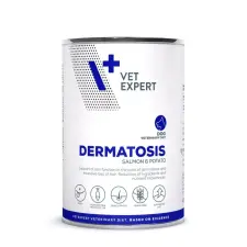 VETEXPERT Dermatosis dog salmon &amp; potato 400g - kutya konzerv kutyaeledel