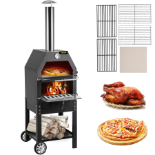 Vevor Pizzasütő - kültéri, faszenes pizzasütő
