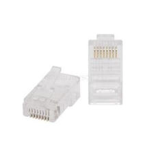 Vez RJ45 Cat5e csatlakozó UTP patch kábelre, 100db/csomag (05232) kábel és adapter
