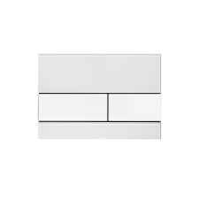  Vezérlőgomb Tece Square üveg fehér színben 9.240.800 szaniter