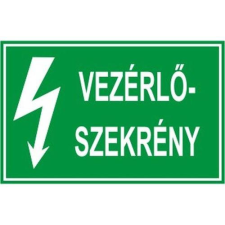  Vezérlőszekrény - öntapadó, 160*240mm információs tábla, állvány
