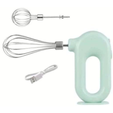 VEZETÉK NÉLKÜLI AKKUMULÁTOROS KÉZI MIXER HABVERŐ. TÜRKIZ SZÍNBEN kézi mixer