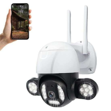 Vezeték nélküli VRT-C28 Wifi Smart kültéri, éjjellátó, vízálló kamera - távolról vezérelhető megfigyelő kamera