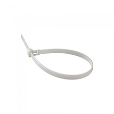  Vezeték rögzítő, kábel kötegelő (2.5x200 mm - 100 darab) fehér kábel és adapter