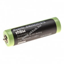 VHBW Helyettesítő akku Braun, típus 67030923 NI-MH, 1.2V, 1800mAh takarítógép akkumulátor