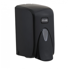 Vialli Folyékony szappan adagoló, zárható, ABS műanyag, fekete 500 ml, 24db/karton adagoló