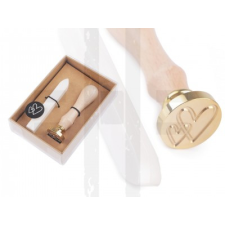  Viaszos szív pecsétkészlet dobozban dekorációs kellék