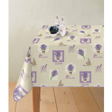  Viaszos vászon méterben 140cm széles levander lila bézs lakástextília