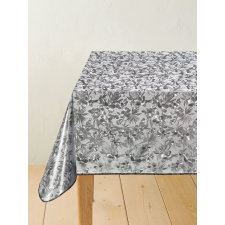  Viaszos vászon méterben 140cm széles Lux apró leveles ezüst lakástextília