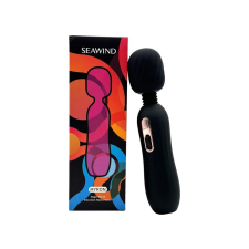 VIBECONNECT Myron Wand - akkus, melegítős masszírozó vibrátor (fekete) vibrátorok