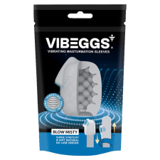  VIBEGGS - Blow Misty - Vibrating Masturbation Sleeve - White maszturbátor