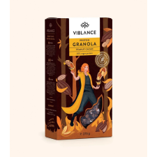 Viblance vegán, gluténmentes Peanut Cacao Protein Granola 275 g reform élelmiszer