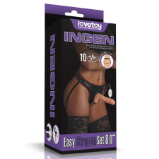 Vibrating Easy Strapon Set 7.5" felcsatolható eszközök