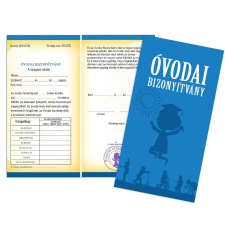 Vicces bizonyítvány, Óvodai ajándéktárgy
