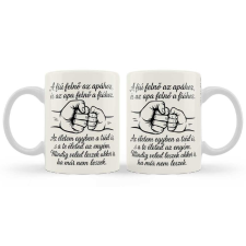  Vicces bögre, A fiú felnő az apjához bögrék, csészék