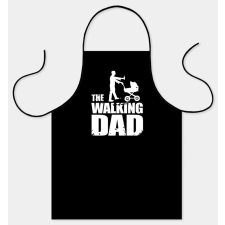 Vicces fekete kötény, The Walking Dad lakástextília
