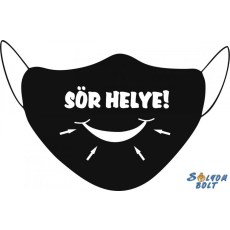  Vicces fekete szájmaszk, Sör helye
