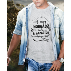  Vicces horgász póló - A nagy horgász hala