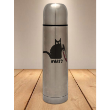  Vicces macskás termosz - What? termosz