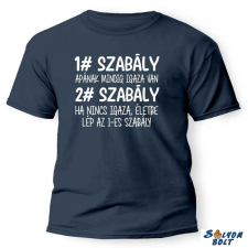  Vicces póló több színben, Apa szabály ajándéktárgy