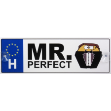 Vicces rendszámtábla, Mr Perfect ajándéktárgy