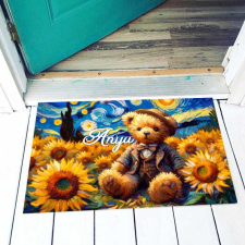  Vicces színes lábtörlő, anyák napja, Van Gogh stílusban lakástextília