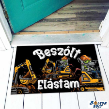 Vicces színes lábtörlő, Beszólt elástam lakástextília