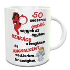 Vicces szülinapi bögre - Ördög az ágyban bögrék, csészék