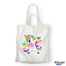  Vicces vászontáska, Táncoló unikornis ajándéktárgy
