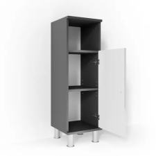  Vicco Fynn midi szekrény, antracit-fehér, 95 cm fürdőszoba bútor