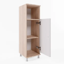  Vicco Fynn midi szekrény, tölgy-fehér, 95 cm fürdőszoba bútor