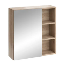  Vicco Senyo tükrös szekrény 62×64 cm, sonoma tölgy fürdőszoba bútor