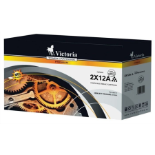 VICTORIA 12Ax2  Lézertoner LaserJet 1010, 1012, 1015 nyomtatókhoz, VICTORIA fekete, 4k nyomtatópatron & toner