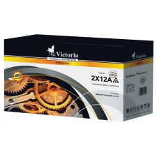 VICTORIA 12Ax2 Lézertoner LaserJet 1010, 1012, 1015 nyomtatókhoz, VICTORIA fekete, 4k nyomtatópatron & toner