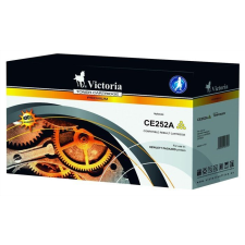 VICTORIA 252 Lézertoner ColorLaserJet CM3530, CP3525 nyomtatókhoz, VICTORIA sárga, 7k nyomtatópatron & toner